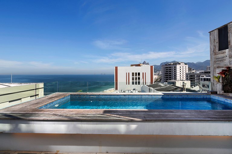 Rio028 - Penthouse de 6 cuartos y vistas al mar en Ipanema