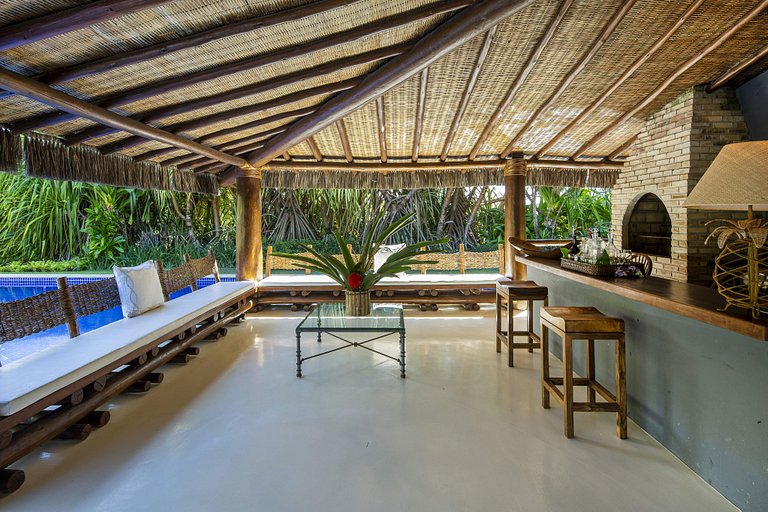 Bah044 - Casa paradisíaca en trancoso con piscina