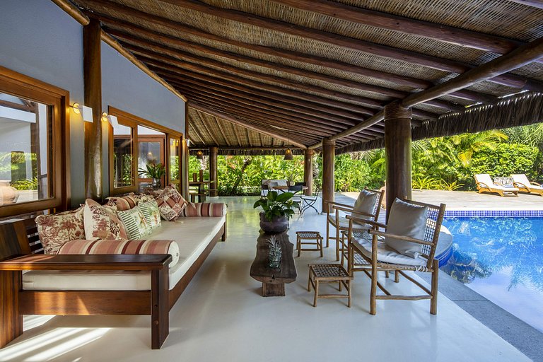 Bah044 - Casa paradisíaca em Trancoso com piscina
