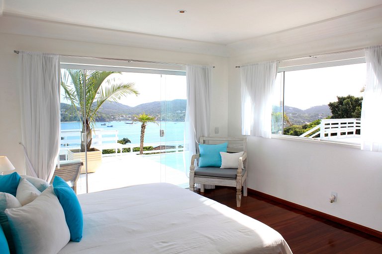 Buz011 - Linda casa com piscina e vista em Búzios