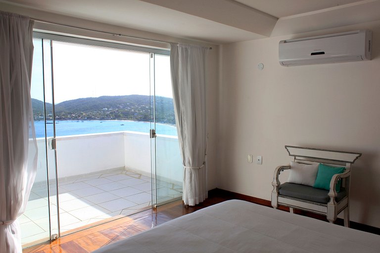 Buz011 - Linda casa com piscina e vista em Búzios