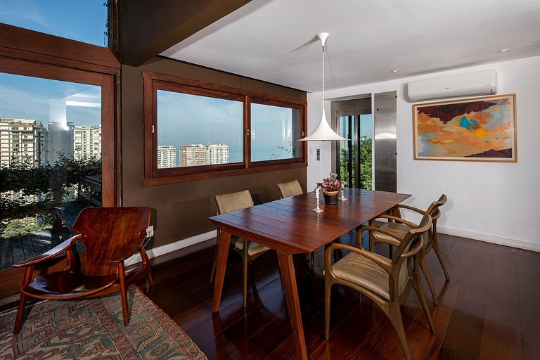 Rio103 - Luxuosa villa de 6 quartos e piscina com esplêndida