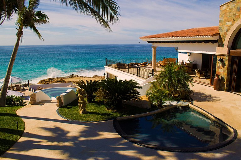 Cab004 - Lujosa villa frente al mar en Los Cabos