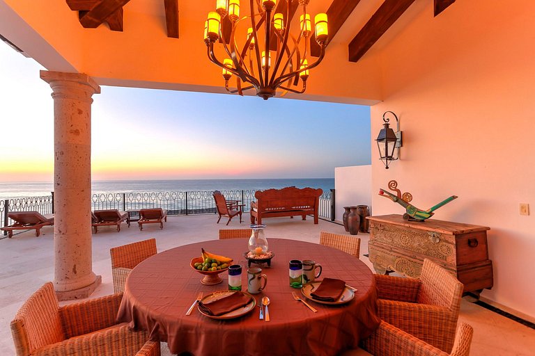 Cab004 - Luxuosa villa frente mar em Los Cabos