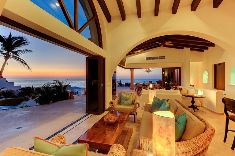 Cab004 - Luxuosa villa frente mar em Los Cabos