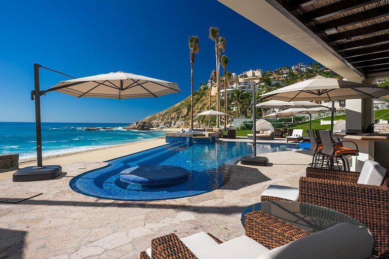 Cab006 - Luxuosa villa triplex frente mar em Los Cabos