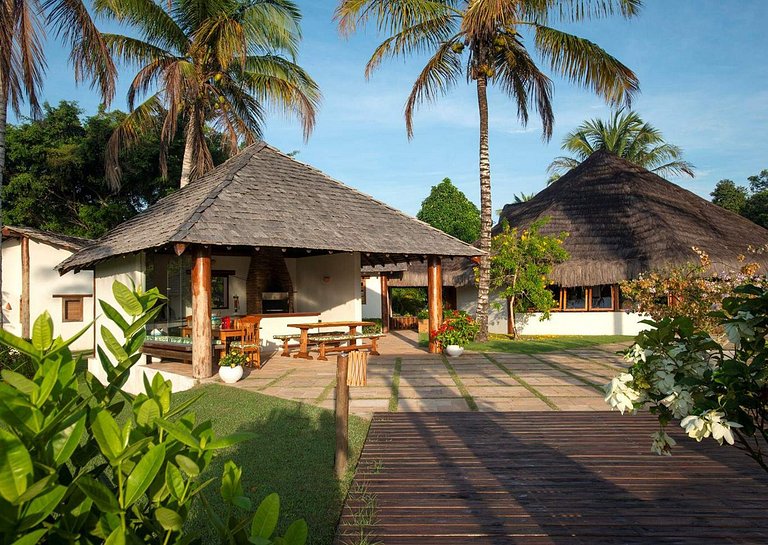 Bah234 - Villa paradisíaca en condominio en Praia do Espelho