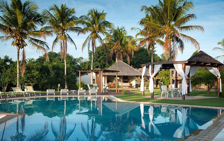 Bah234 - Villa paradisíaca em condomínio na Praia do Espelho