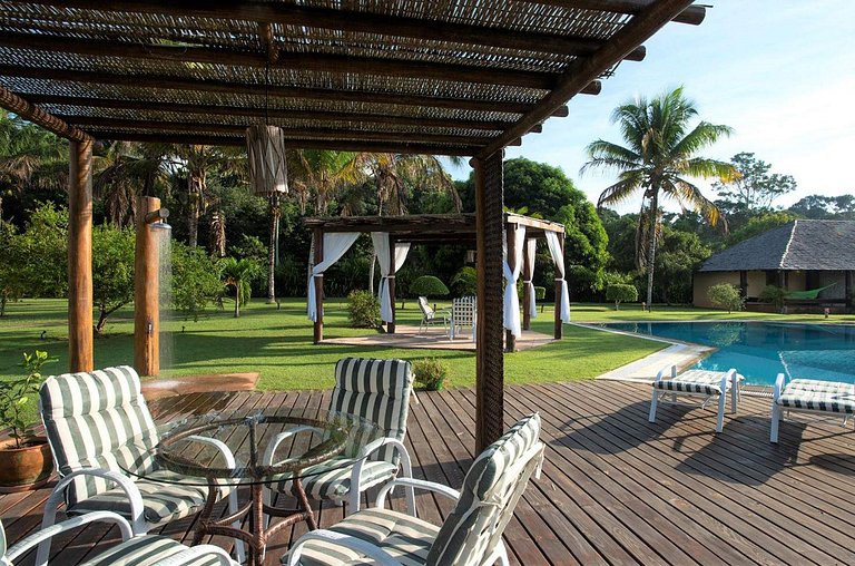 Bah234 - Villa paradisíaca em condomínio na Praia do Espelho