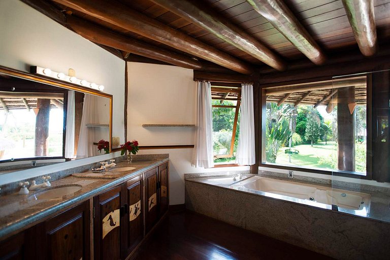 Bah234 - Villa paradisíaca em condomínio na Praia do Espelho