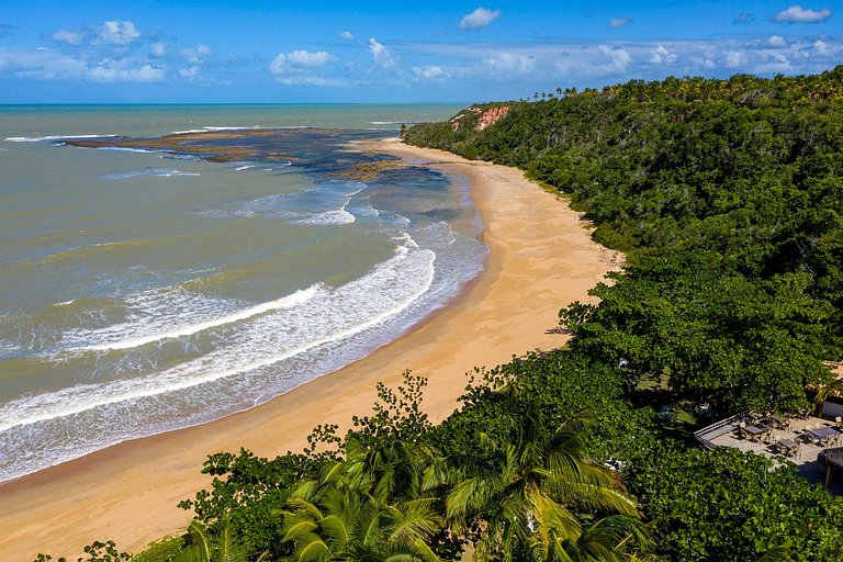 Bah234 - Villa paradisíaca em condomínio na Praia do Espelho