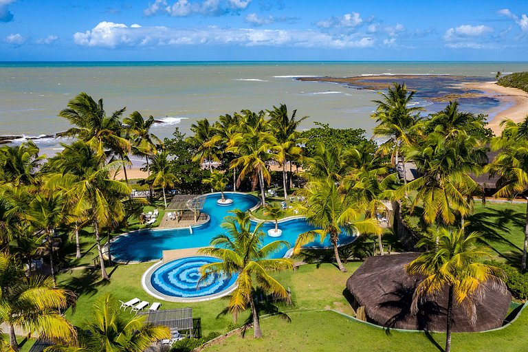 Bah234 - Villa paradisíaca em condomínio na Praia do Espelho