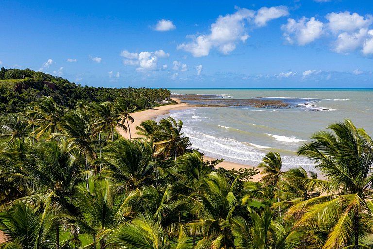 Bah234 - Villa paradisíaca em condomínio na Praia do Espelho