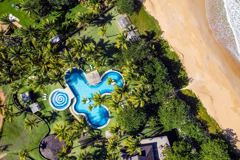 Bah234 - Villa paradisíaca em condomínio na Praia do Espelho