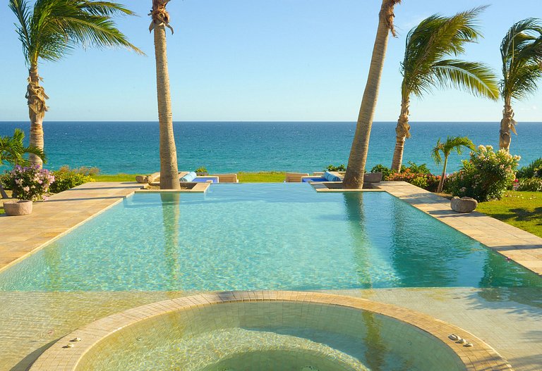 Cab023 - Hermosa villa frente mar con piscina en Los Cabos