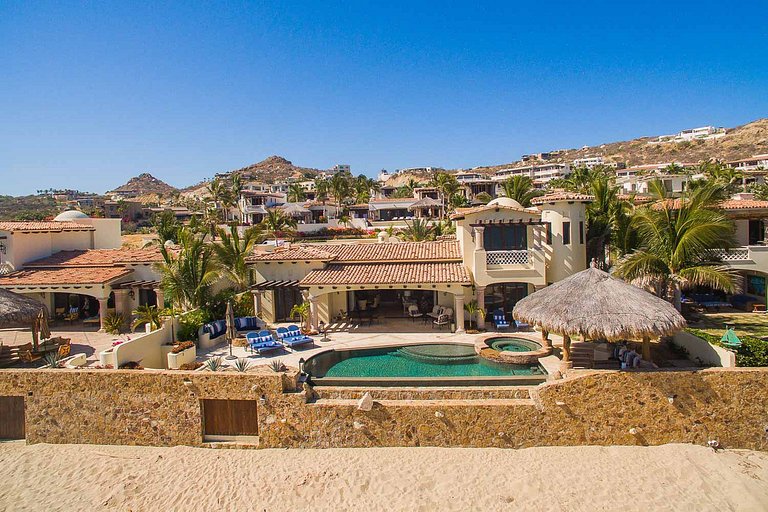 Cab024 - Lujosa villa frente al mar con piscina en Los Cabos