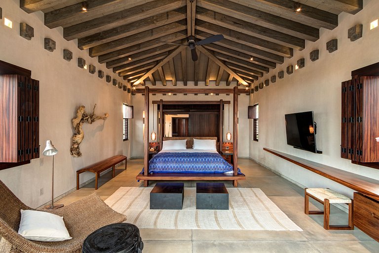 Ptm010 - Villa moderne en front de mer à Punta Mita