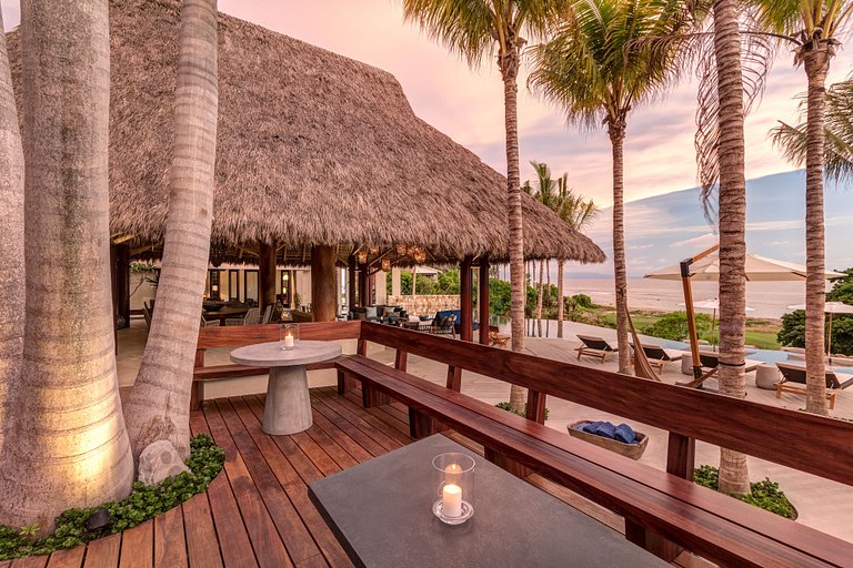 Ptm010 - Luxueuse villa front de mer et piscine à Punta Mita
