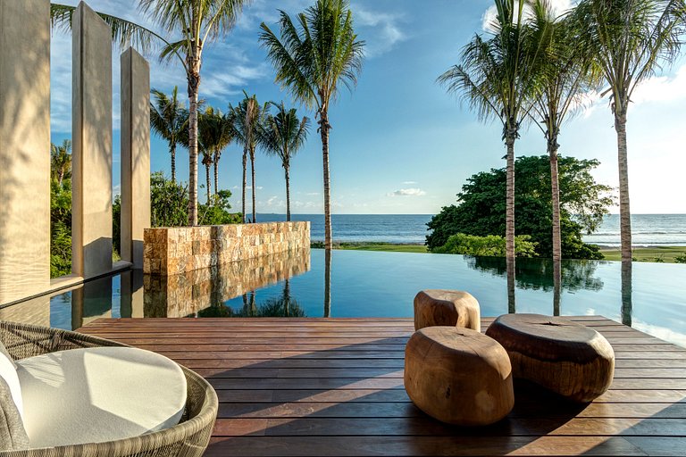 Ptm010 - Luxurious sea front villa with pool in Punta Mita