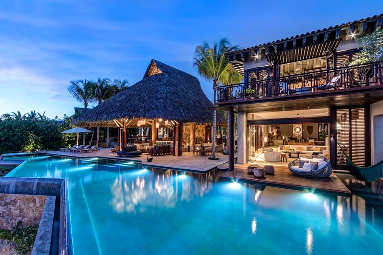 Ptm010 - Luxueuse villa front de mer et piscine à Punta Mita