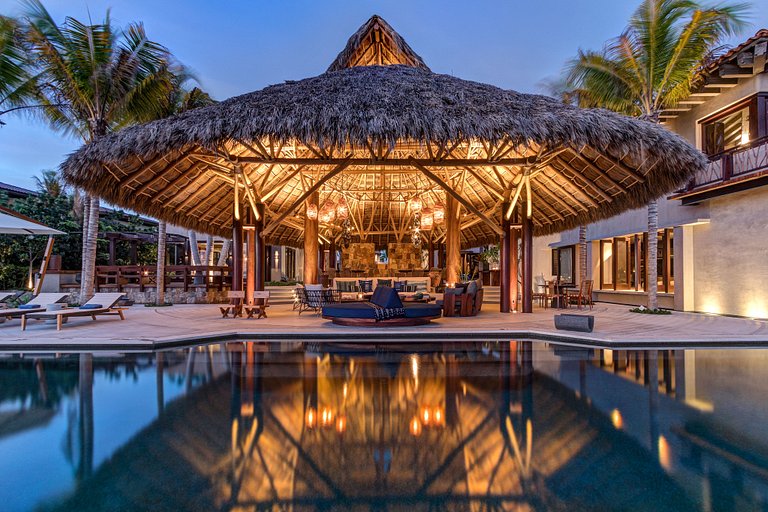 Ptm010 - Lujosa villa frente mar con piscina en Punta Mita