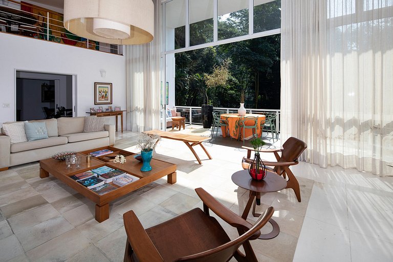 Rio056 - Stunning house from the 60's in Gavéa