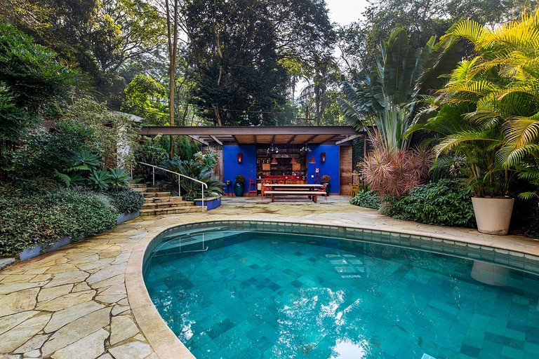 Rio056 - Stunning house from the 60's in Gavéa