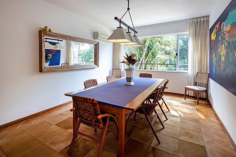 Rio056 - Stunning house from the 60's in Gavéa