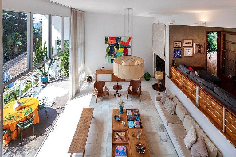 Rio056 - Stunning house from the 60's in Gavéa