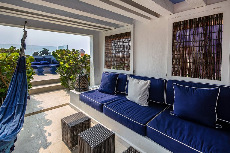 Car025 - Villa de 10 quartos com vista mar em Cartagena