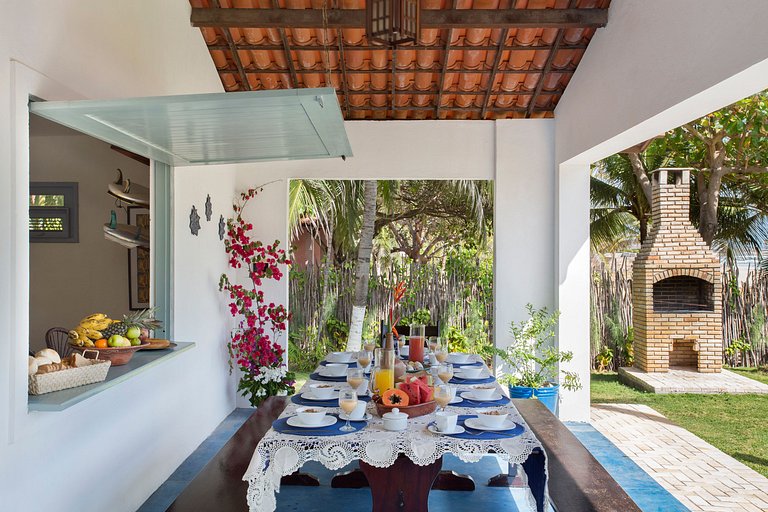 Cea001 - Villa frente al mar con piscina & jardín