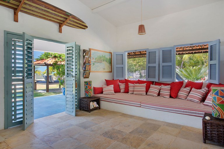 Cea001 - Beachfront Paradise with Pool, Garden