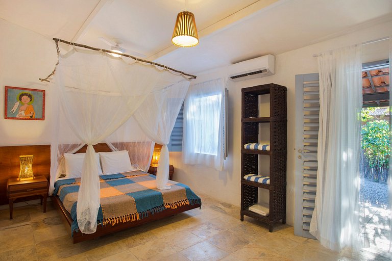 Cea001 - Casa pé na areia com piscina & jardim