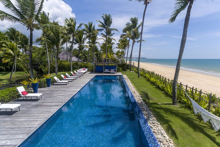 Bah002 - Hermosa casa de playa con piscina en Trancoso