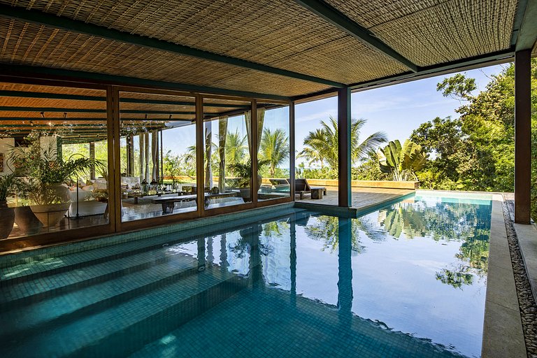 Bah157 - 4 bedroom villa with pool in Itacare