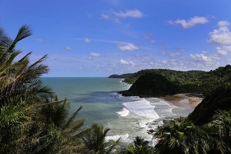 Bah165 - Casa de praia com 6 quartos em Itacaré