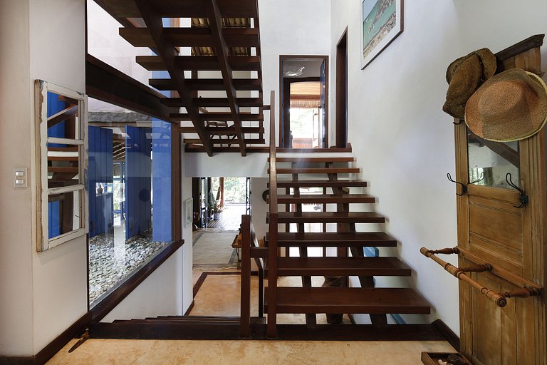 Bah165 - Casa de praia com 6 quartos em Itacaré