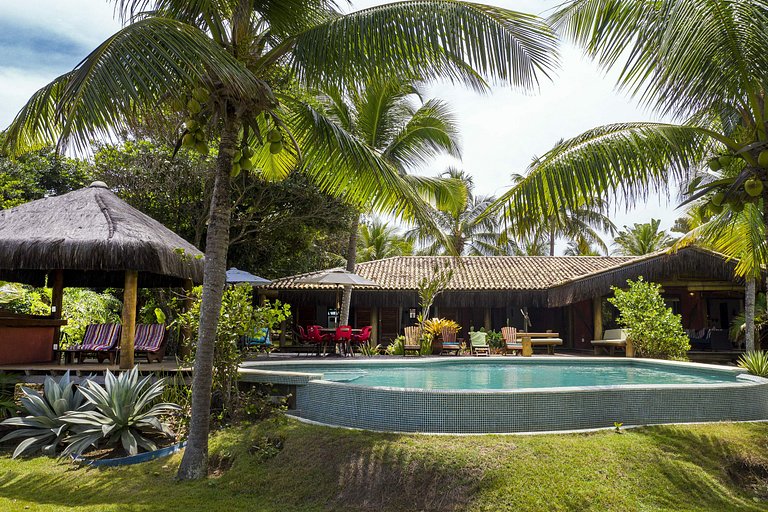 Bah300 - Incroyable villa en bord de mer à Barra Grande