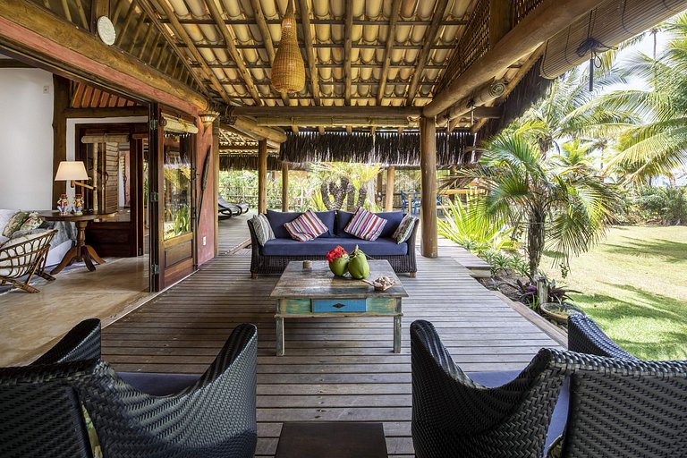 Bah300 - Incroyable villa en bord de mer à Barra Grande