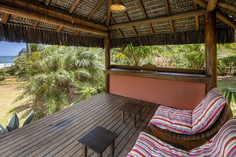 Bah300 - Espetacular villa frente mar em Barra Grande