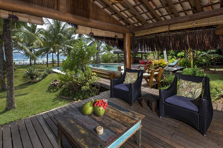 Bah300 - Espetacular villa frente mar em Barra Grande