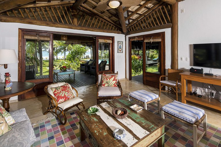 Bah300 - Incroyable villa en bord de mer à Barra Grande