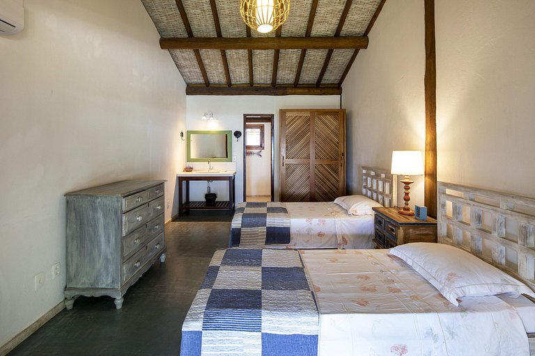 Bah300 - Incroyable villa en bord de mer à Barra Grande