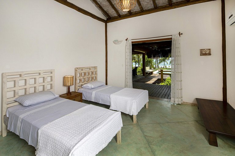 Bah300 - Espetacular villa frente mar em Barra Grande