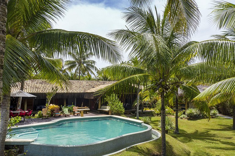 Bah300 - Espetacular villa frente mar em Barra Grande