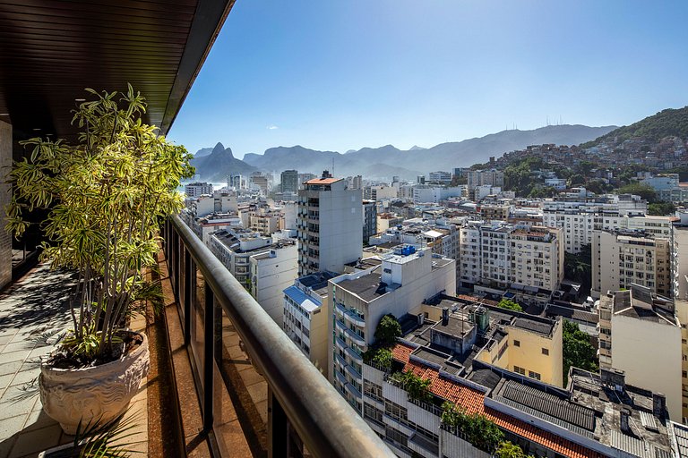Rio034 - Cobertura com piscina e vista em Ipanema
