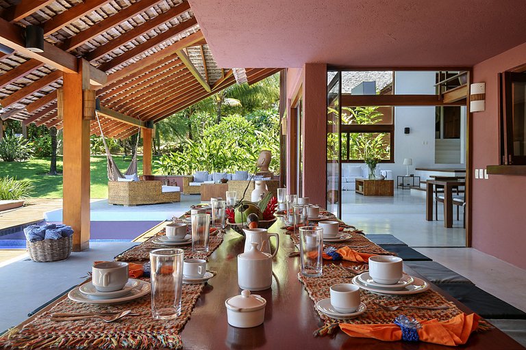 Manoir, vacances, 6 suites, golf, mer, nature, Trancoso, Bah