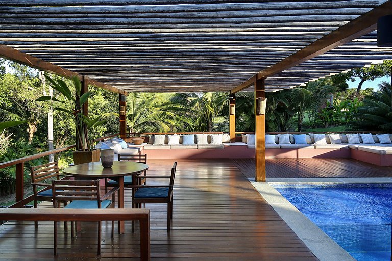 Mansion, vacation, 6 suites, golf, sea, nature, Trancoso, Ba