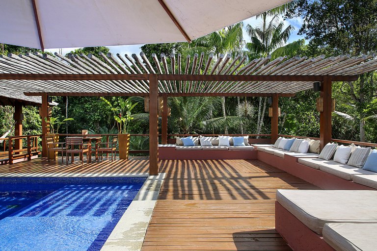 Mansión, vacaciones, 6 suites, golf, mar, naturaleza, Tranco