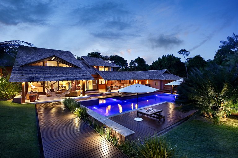 Manoir, vacances, 6 suites, golf, mer, nature, Trancoso, Bah